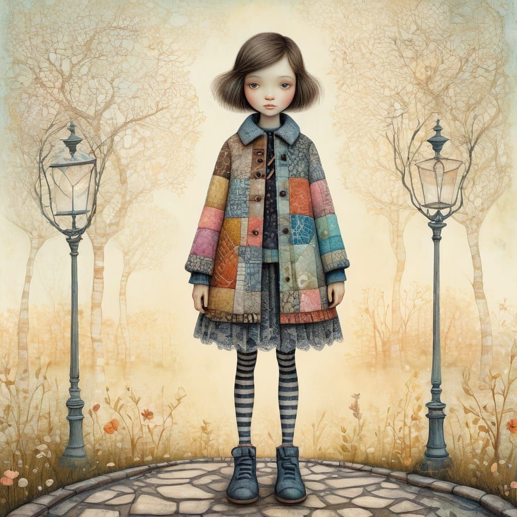 The patchwork coat