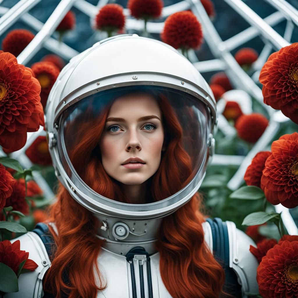 Portrait of a Beautiful Irish Girl with Red Hair
