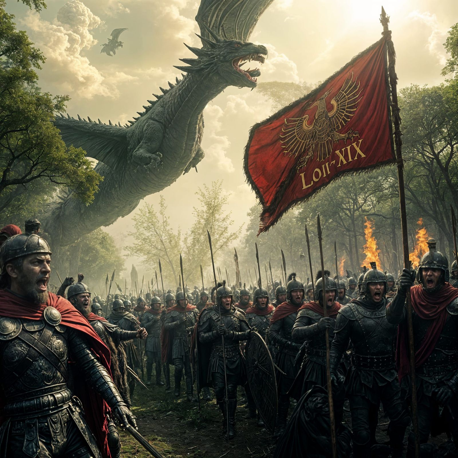 Black Dragon Acid Attack on Roman Legion