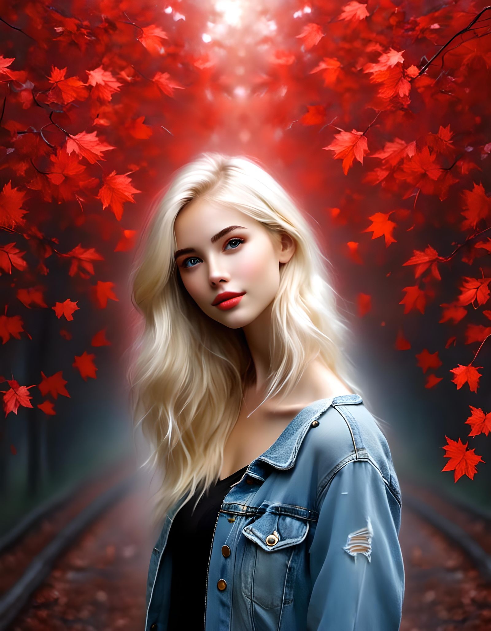 Enhanced Portrait of a Lovely Woman