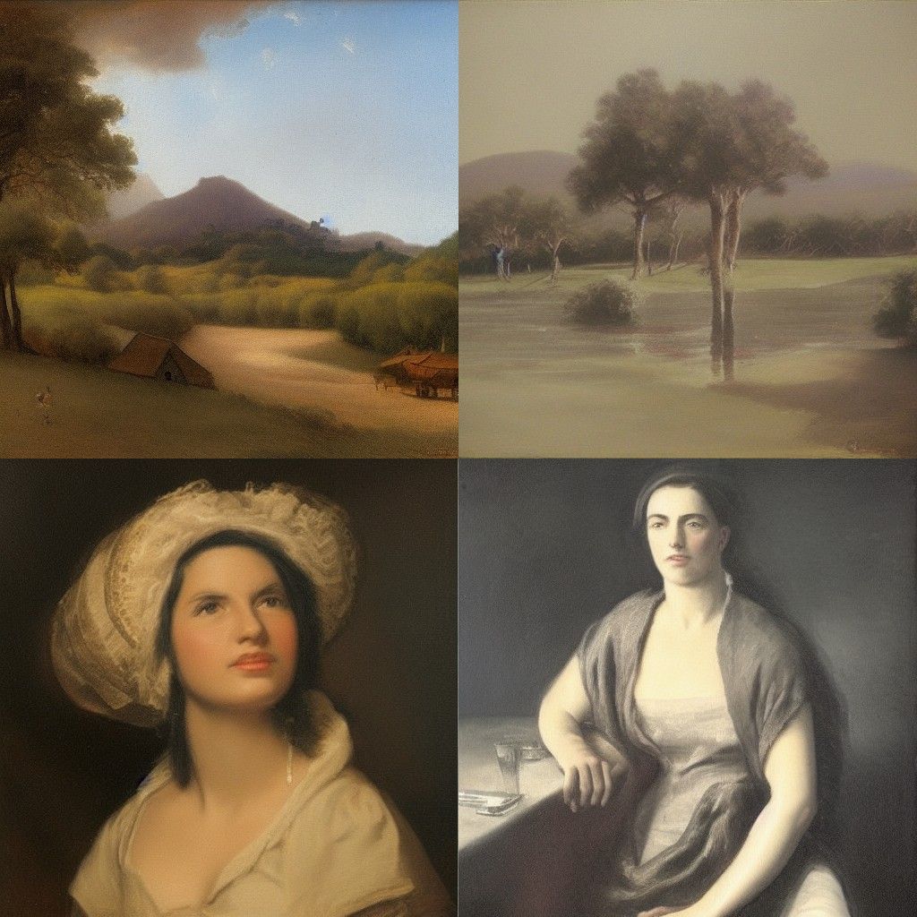 Idyllic Landscape Painting