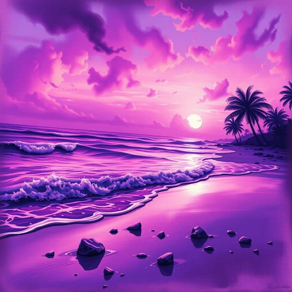 purple beach ๐๏ธ
