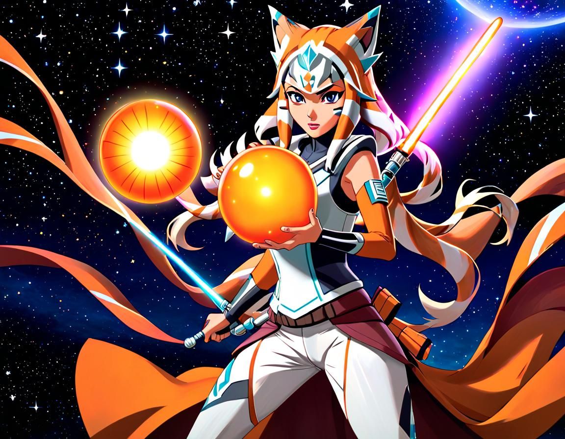 Galactic Ahsoka: Star Wars Meets Naruto in Space