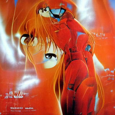 AI Image of Asuka Langley Feliz Jueves