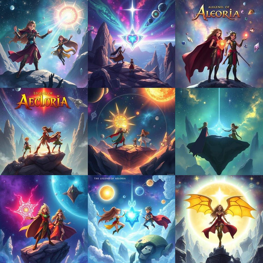 Mystical Planet Aeloria: A Sci-Fi Fantasy