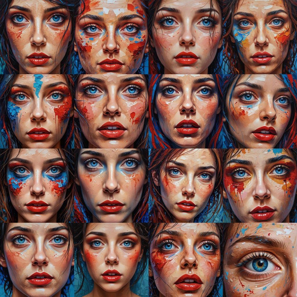 Expressionist Neo-Impressionist Oil Painting