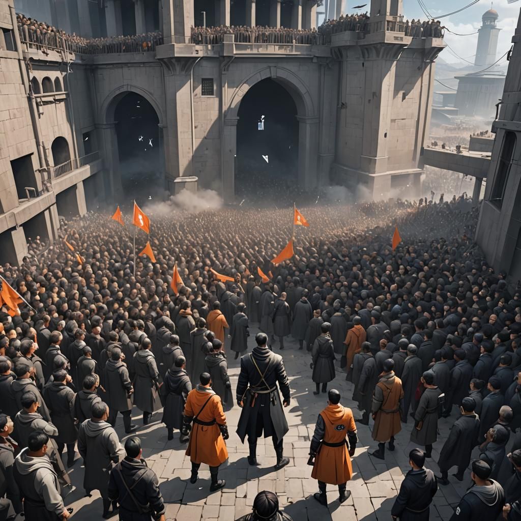 Dystopian Prison Escape: Anime Leader Rises to Power