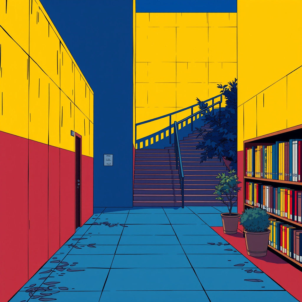 Pop art anime style library
