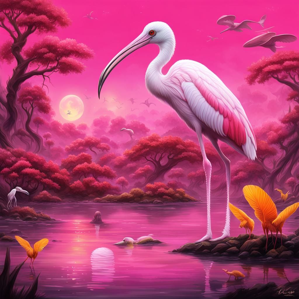 Exotic Alien Exoplanet with Speculative Lifeforms