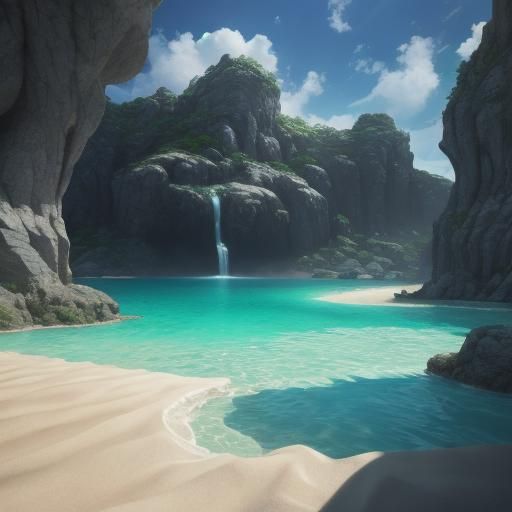 Surrealist Masterpiece in Vray Rendering Style