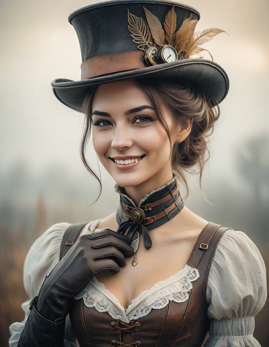 portrait of a smiling young woman