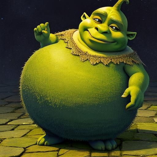 Shrek Blob Generated by AI