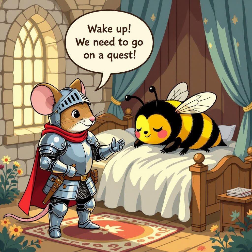 Mouse Knight's Quest: A Whimsical Awakening