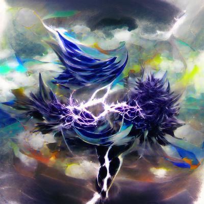 Abstract Soul Storm of Ethereal Energy