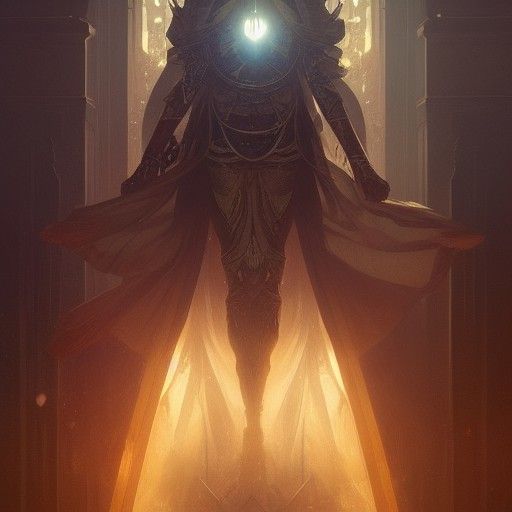 Libra in Dark Fantasy Style