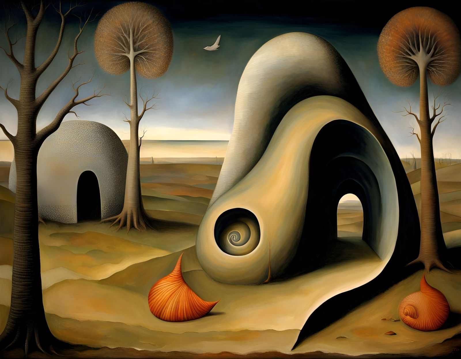 Desolate Landscape of Loneliness and Loss