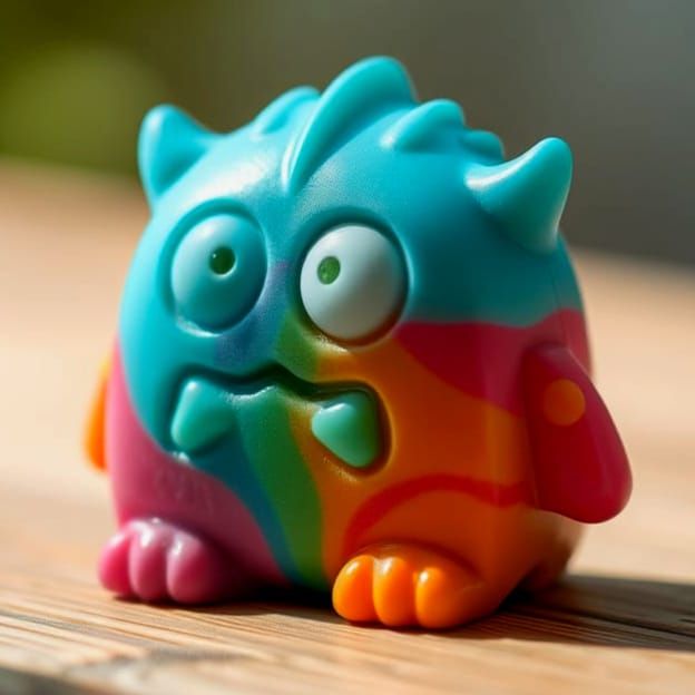 Colorful Cute Soap Monster