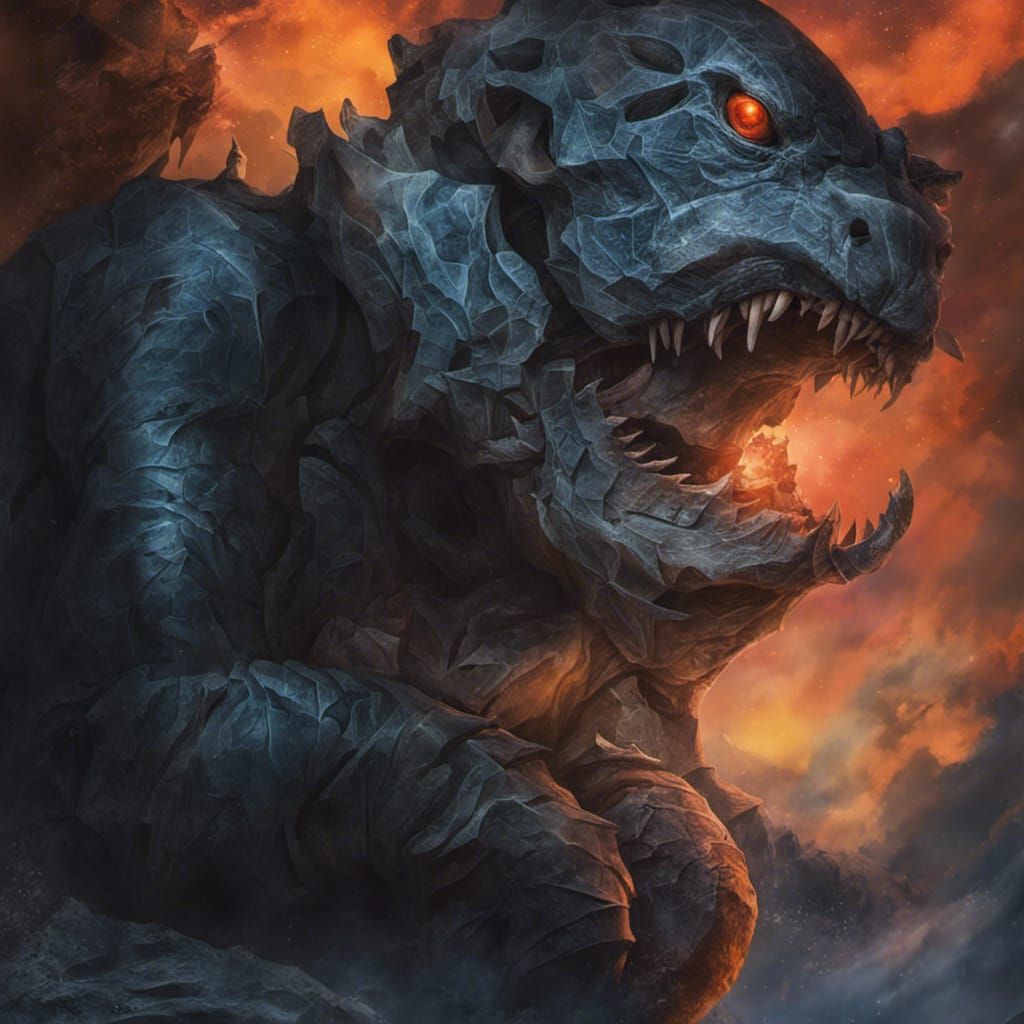 Abstract Image Generated From Nonsense Words