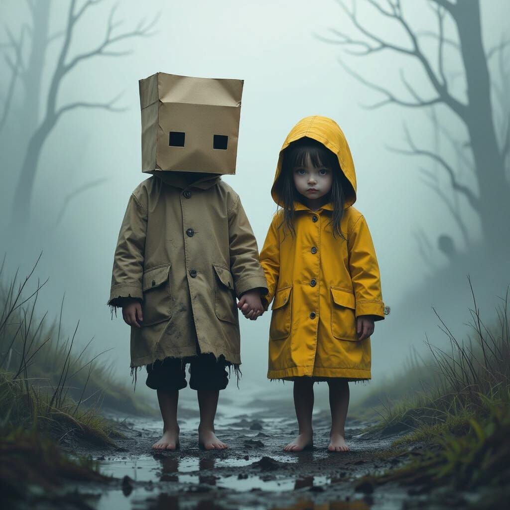 Eerie Figures in Dark Fantasy World