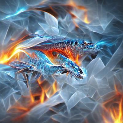 Fire Dragon Versus Ice Dragon