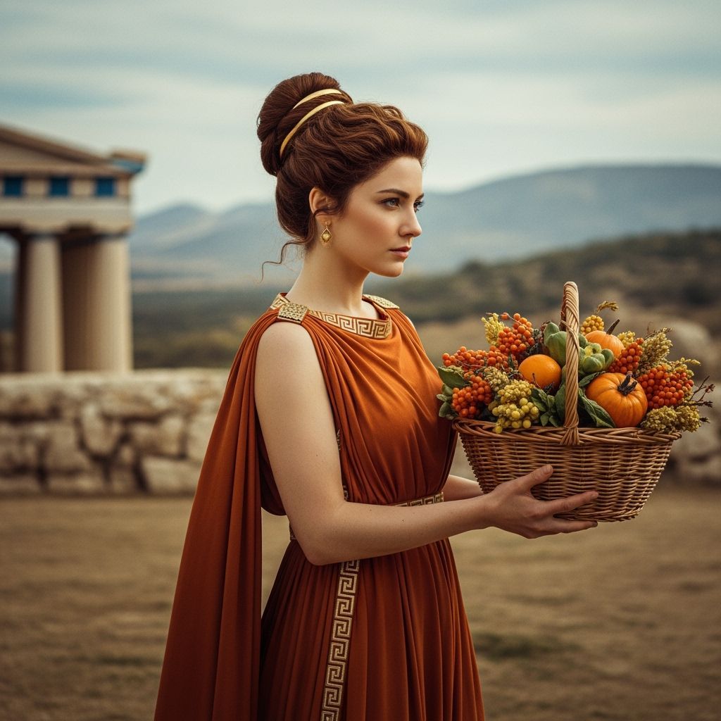 Chrysothemis Prepares Ancient Greek Harvest Festival