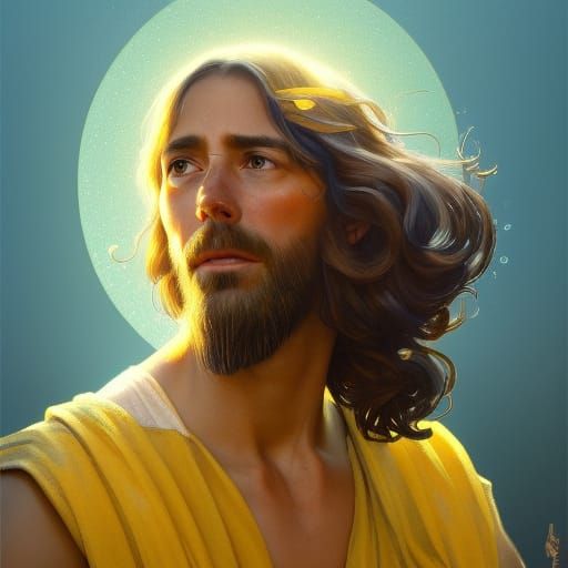 Mustard Seed Parable: Detailed Digital Art Portrait