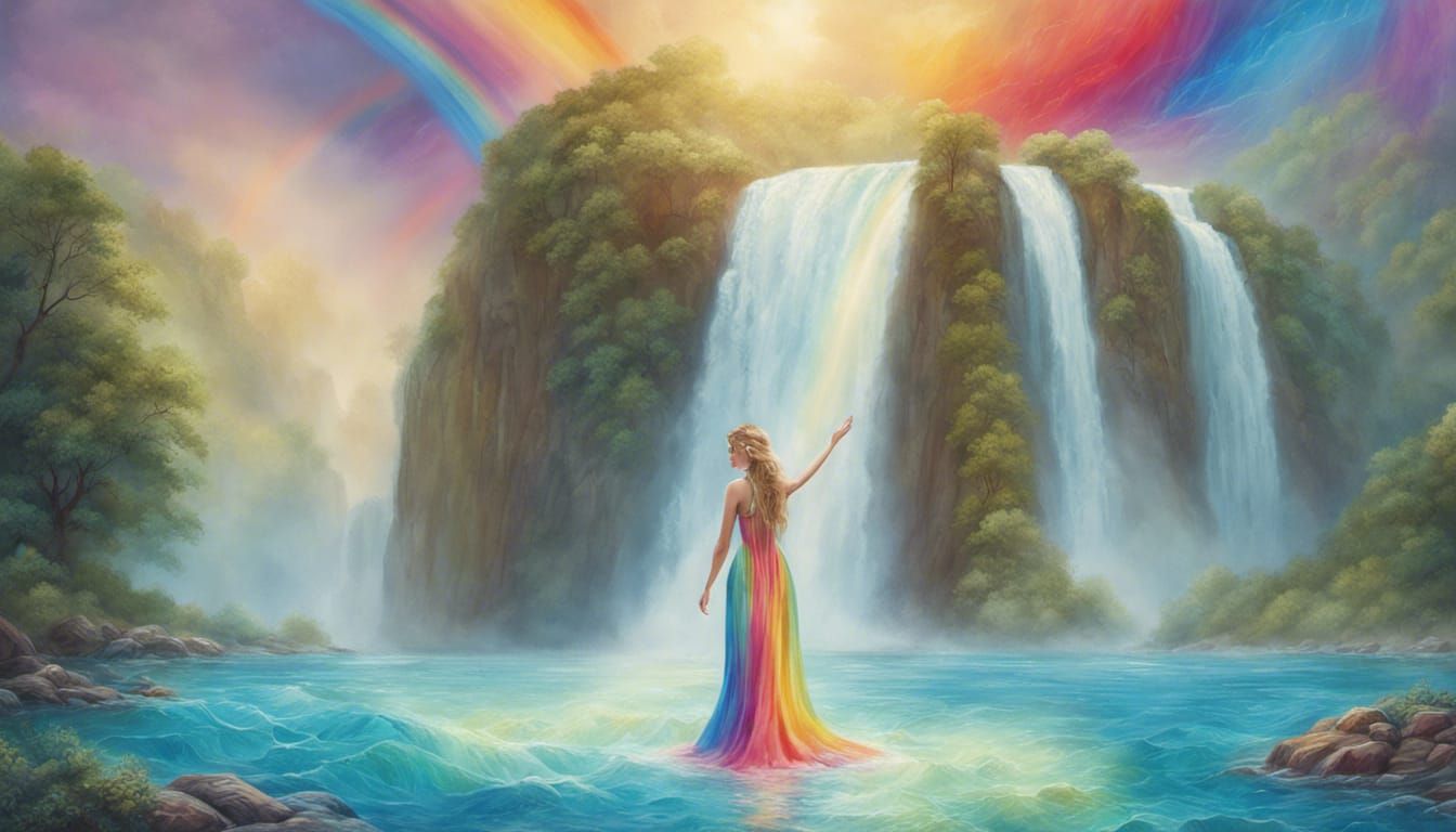 The Most Gorgeous Goddess of Waterfalls and Rainbows-1890- ....... God Is Available. He Loves You...Do You Want Help?......