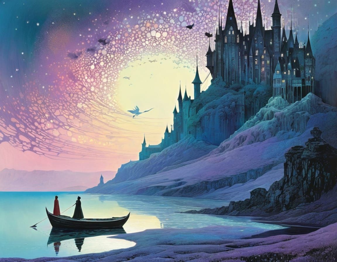 Spectral Artworks in Sparkling Spooky Style