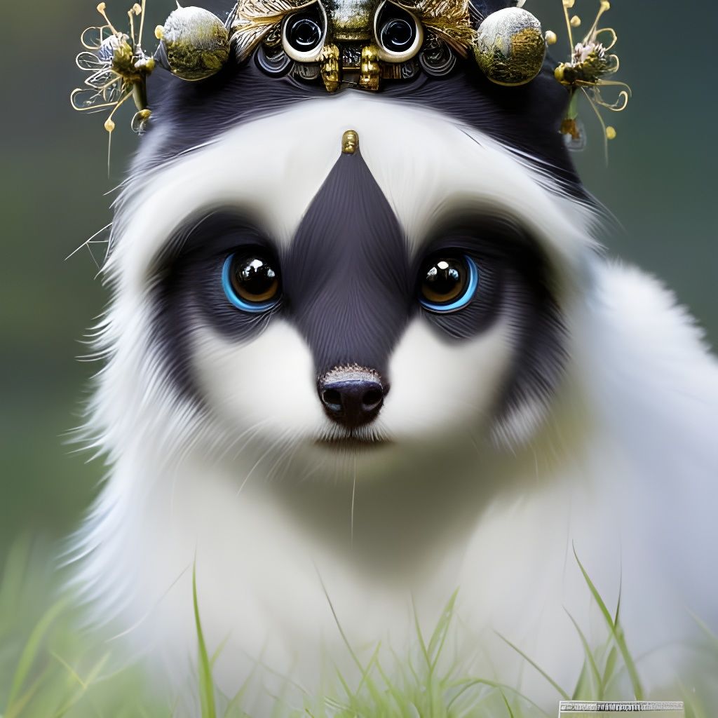 Filigree Gremlin Portrait in Faerie Circle