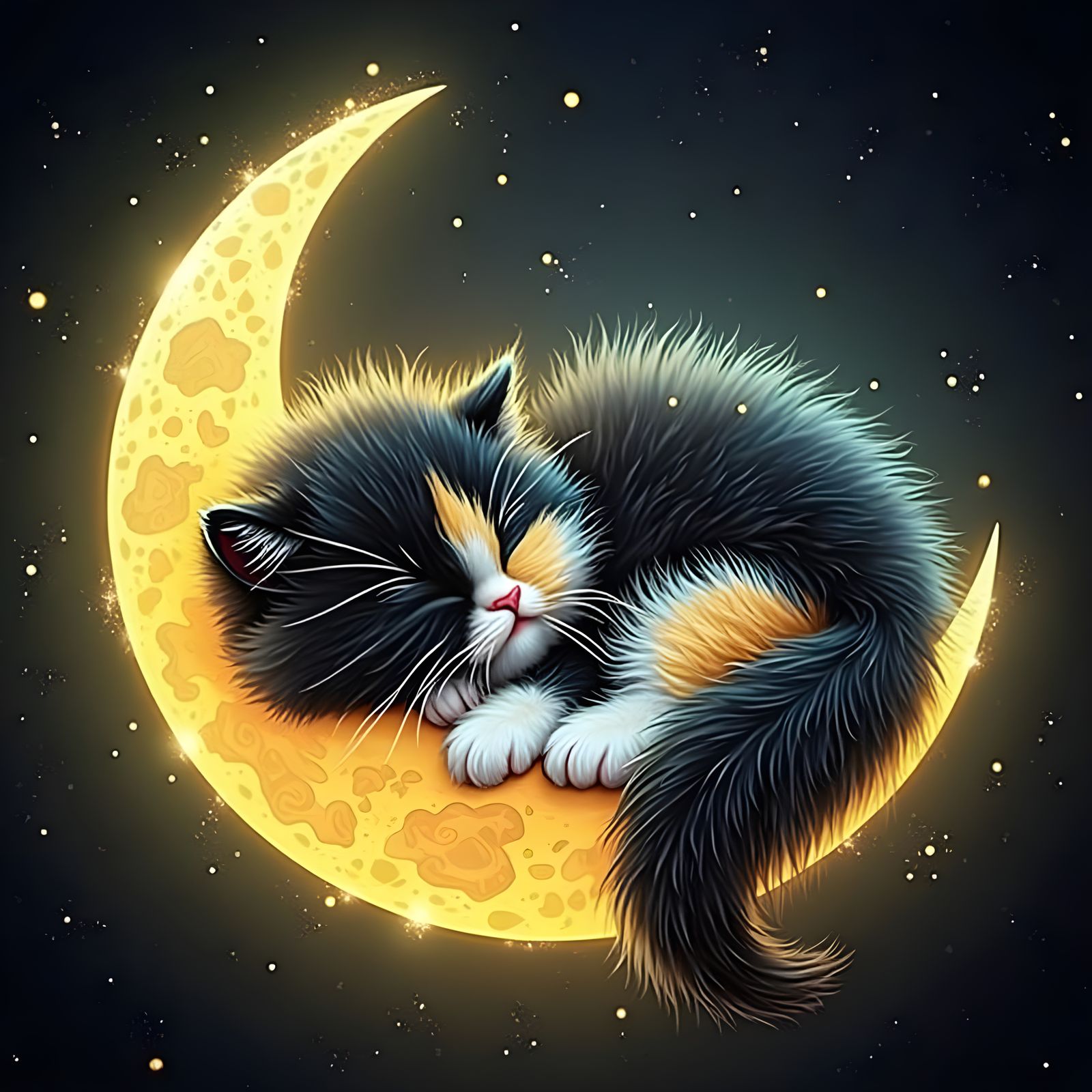 Goodnight 🌙 Kitten