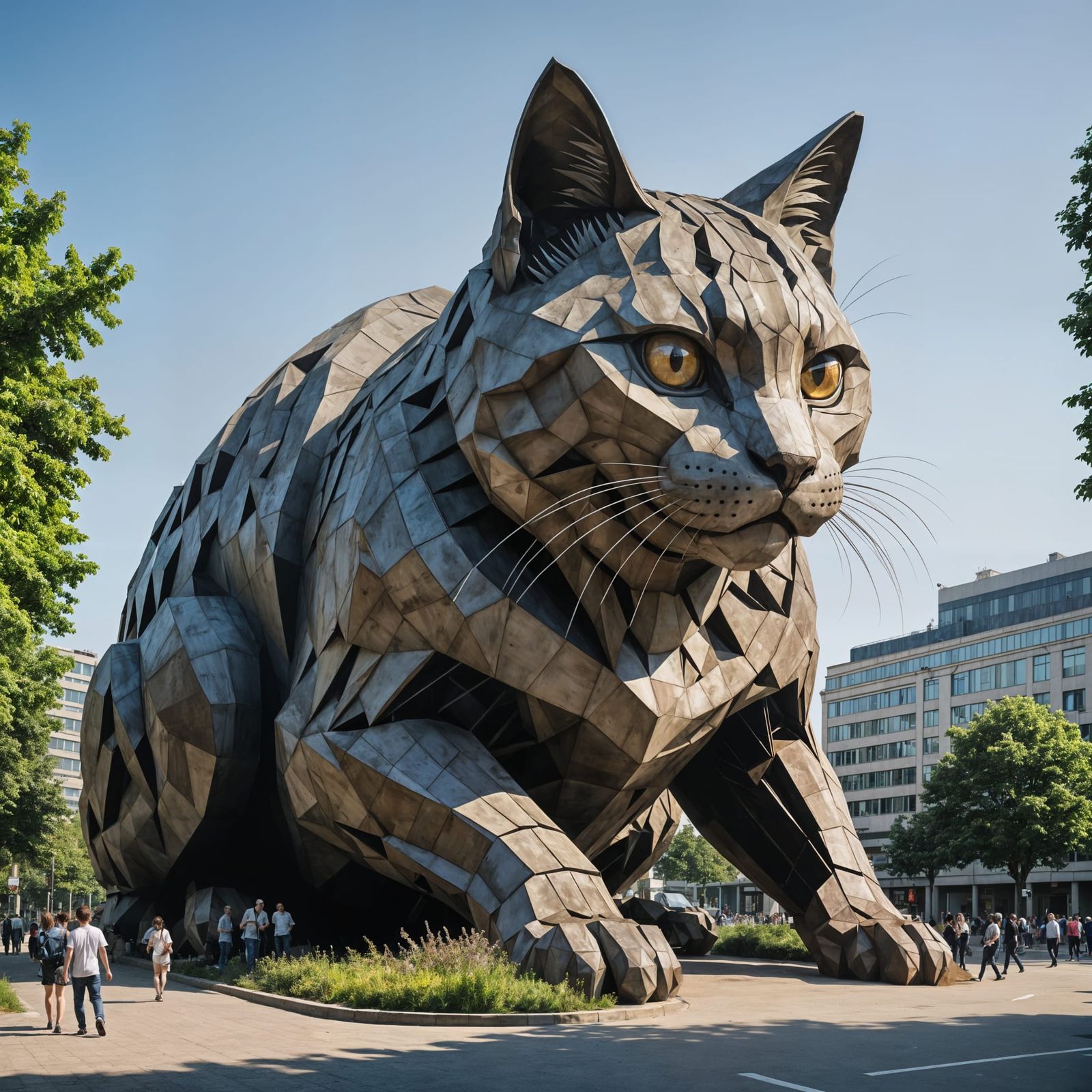 Giant Cat Building: A Whimsical Architecture
