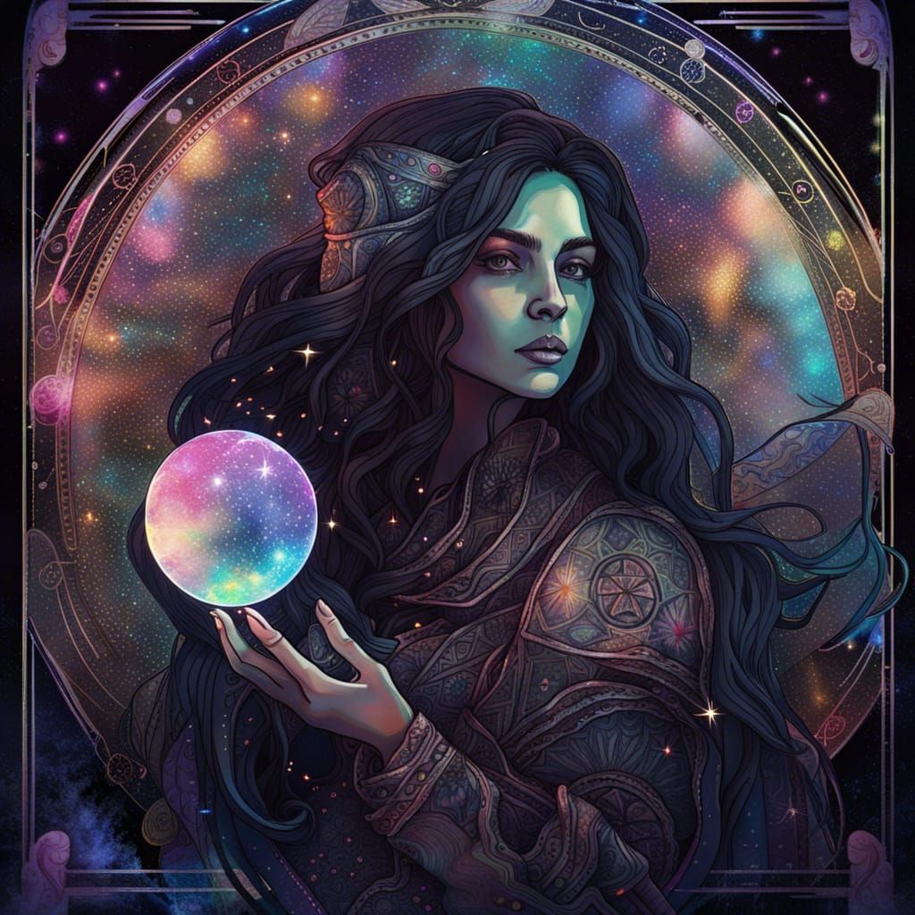 Holographic Tarot Cards by Pablo Amaringo