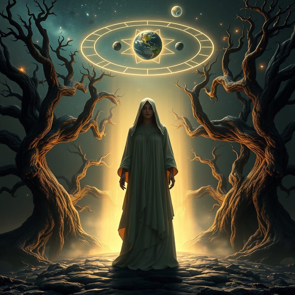 Ethereal Goddess of Nature's Harmony