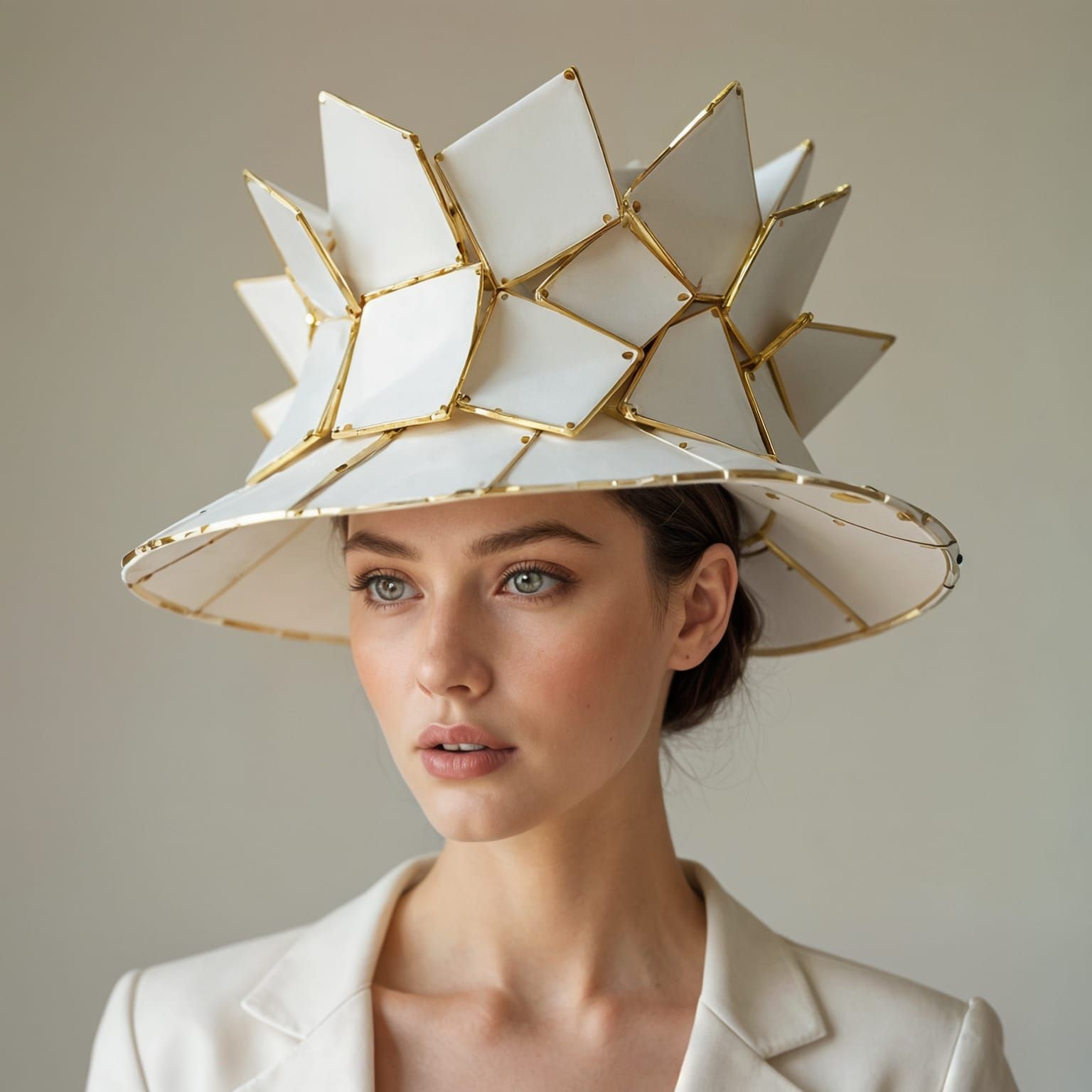 Sculptural Hats Made of Unusual Materials