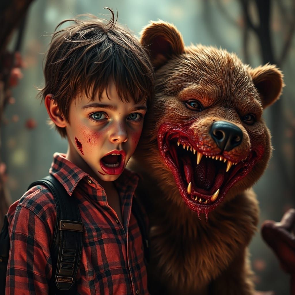 Gothic Horror Portraits in Cyberpunk Style