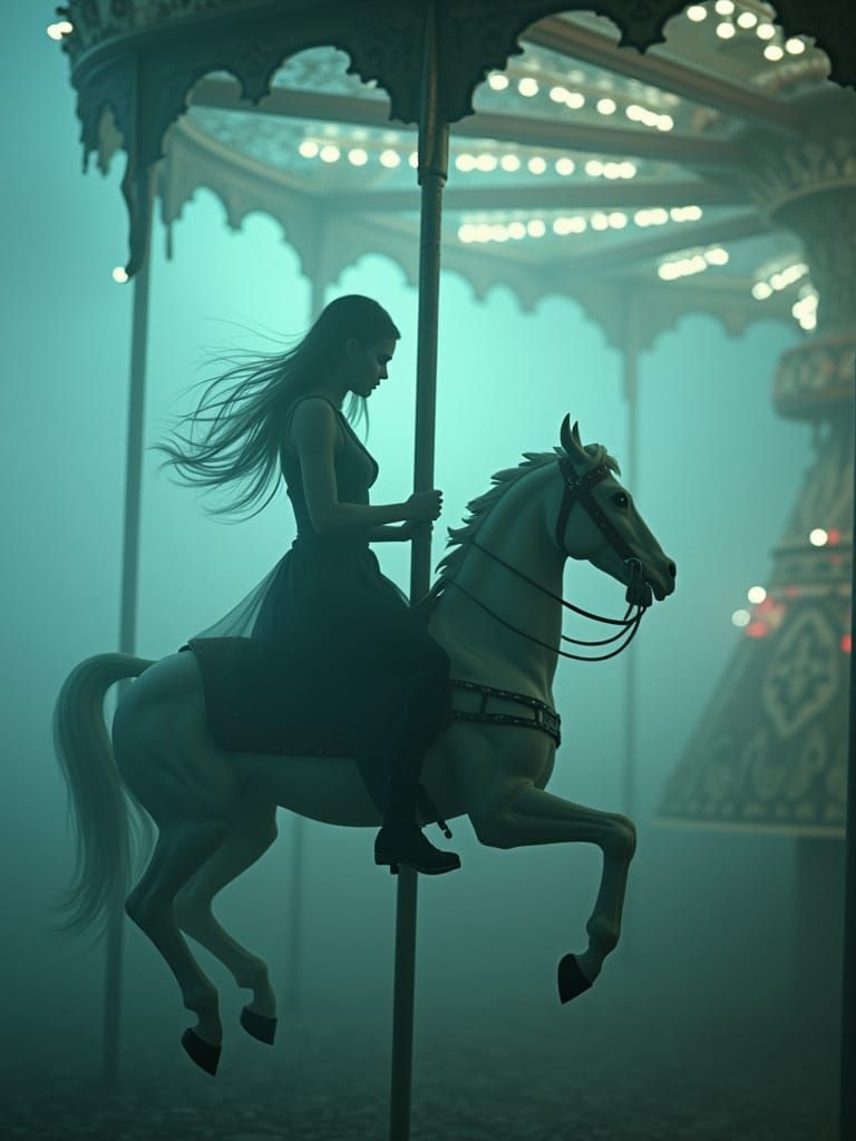 Every night she rides alone...