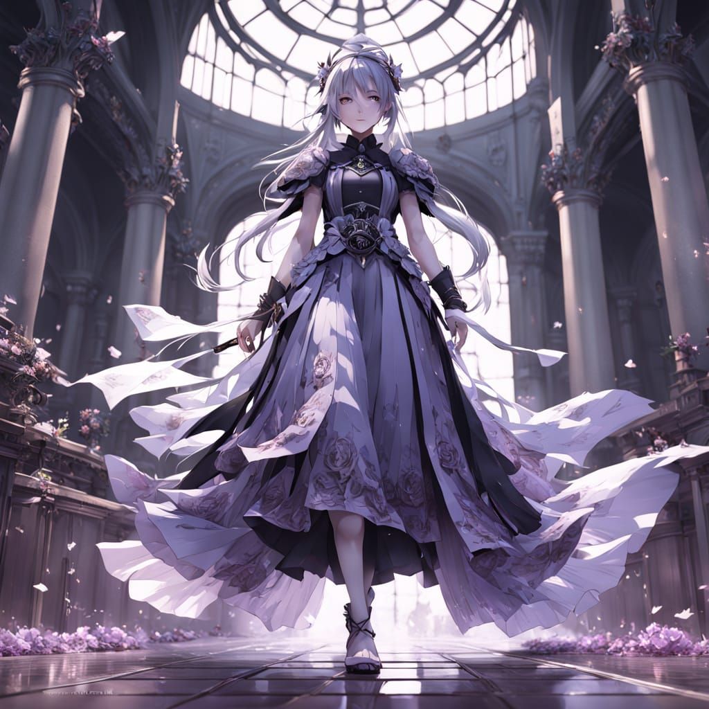 Ghost Princess Ascends in Anime-Inspired 3D Cathedral