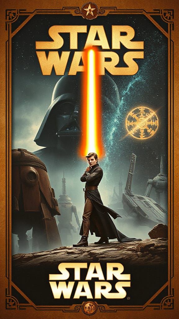Steampunk Star Wars Movie Poster: A Steam Hope