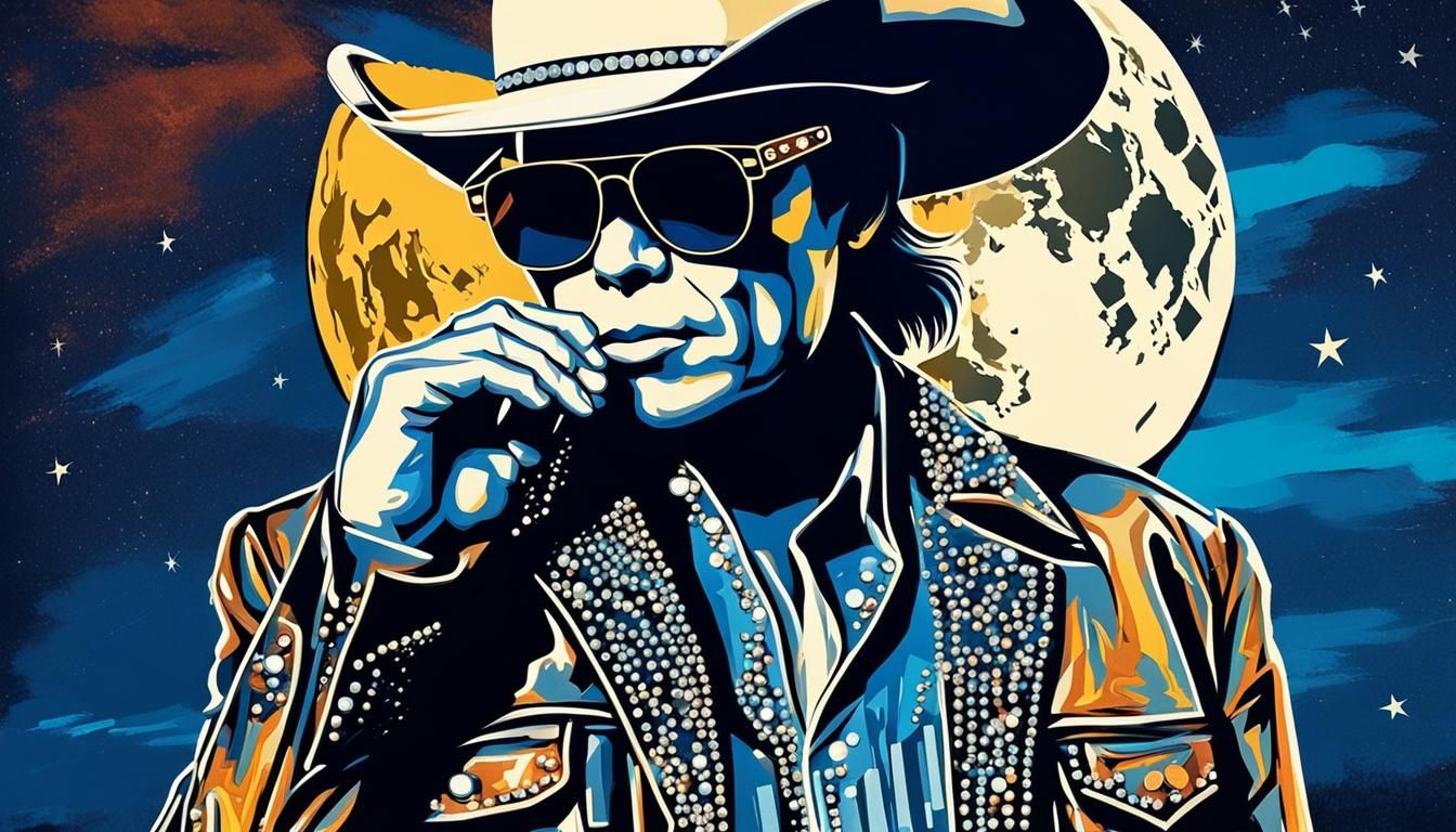 Dwight Yoakam in Pop Art Style