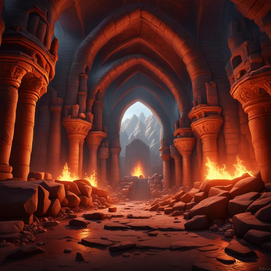 Shadrach, Meshach, and Abednego in Fiery Furnace