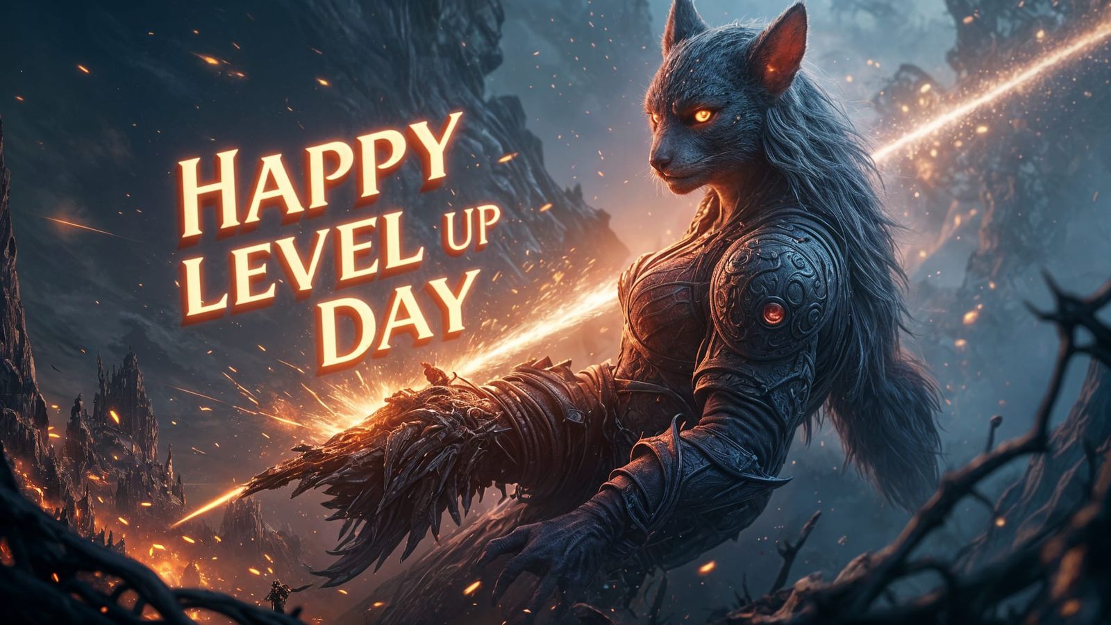 Gaming Birthday Card: Happy Level Up Day