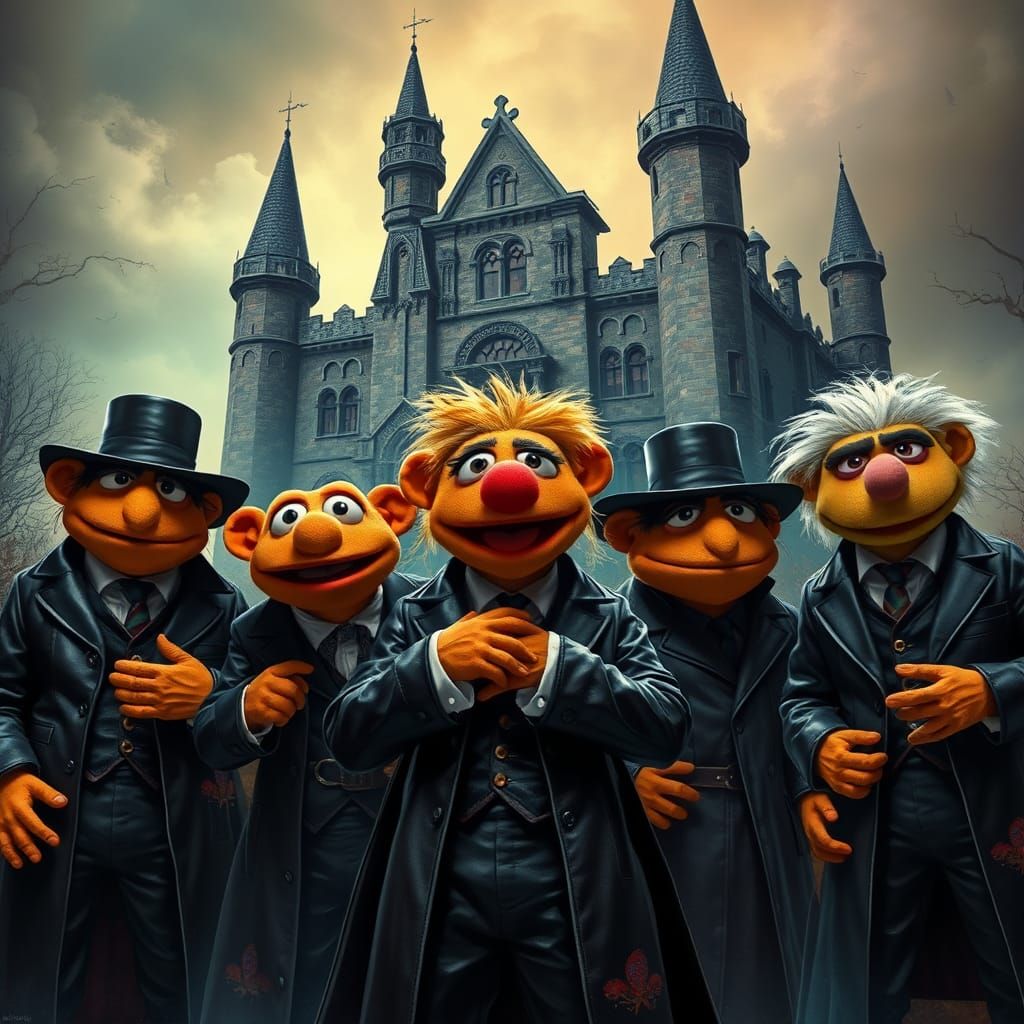 Muppet Vampire Hunters in Gothic Style