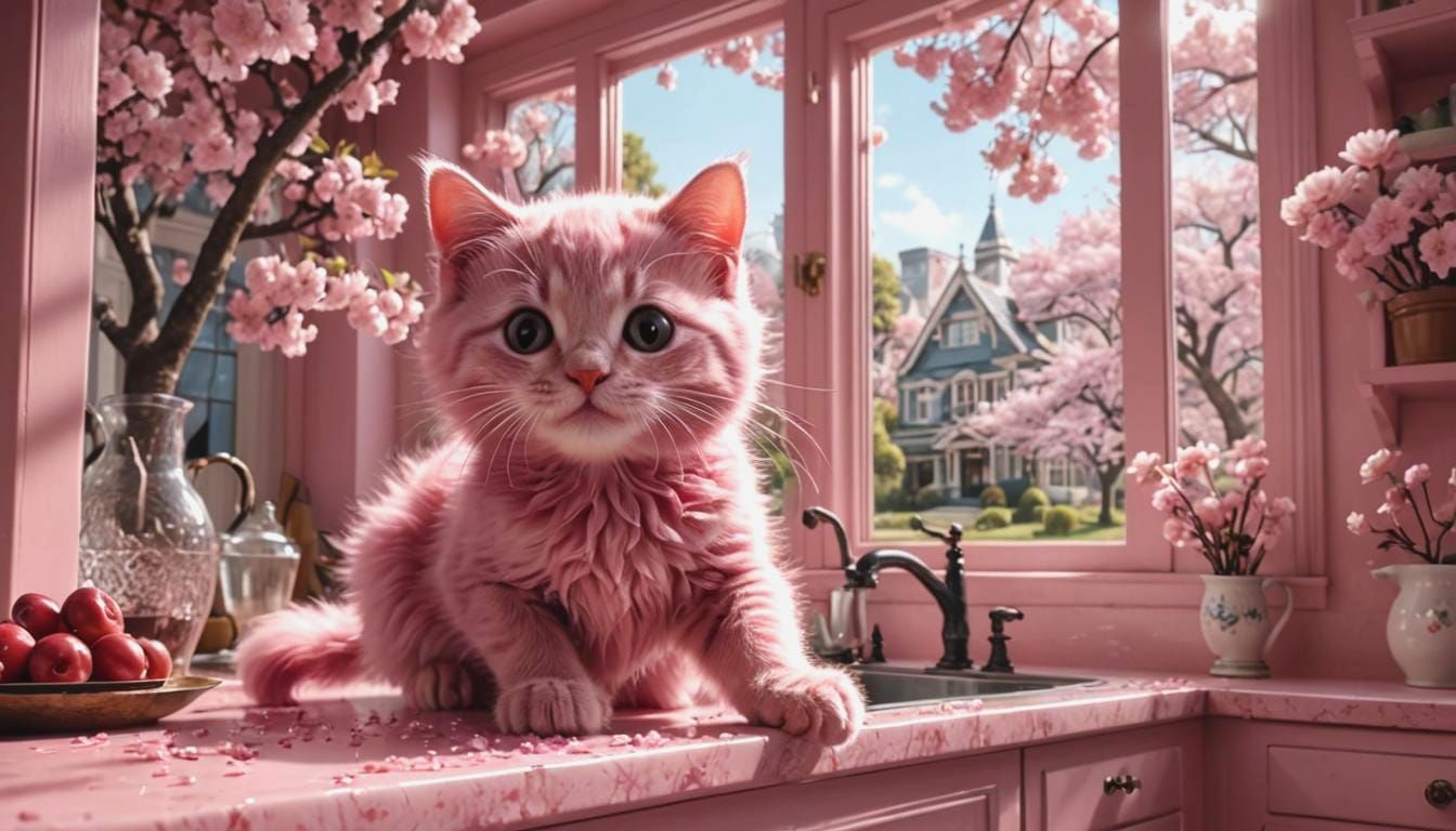 Sweet Pink Kitty