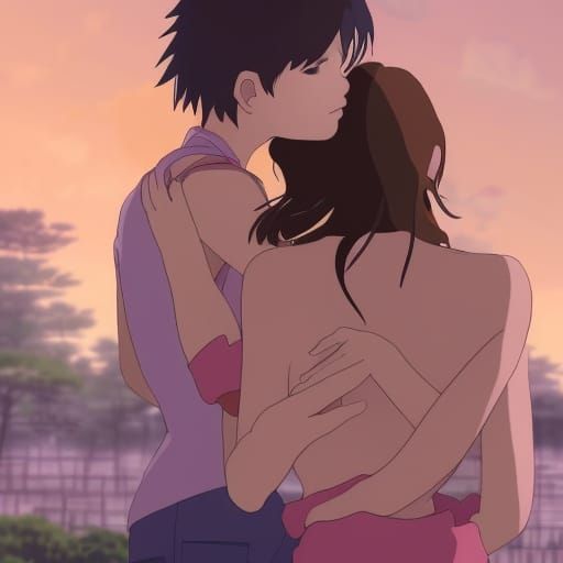 Anime Scene in Studio Ghibli Style