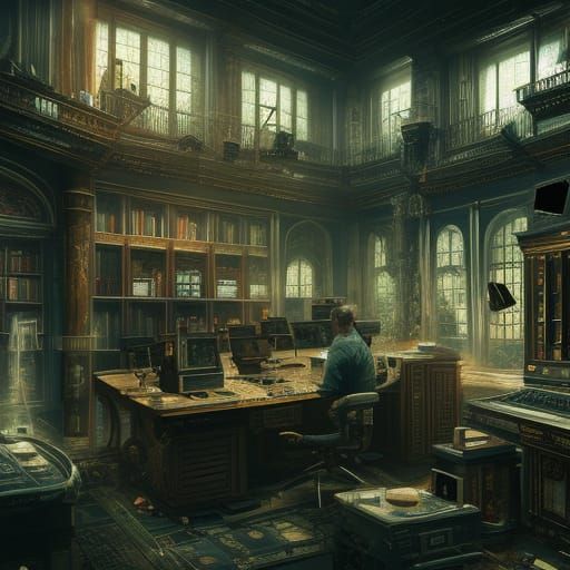 Epic Computer Digital Matte Painting