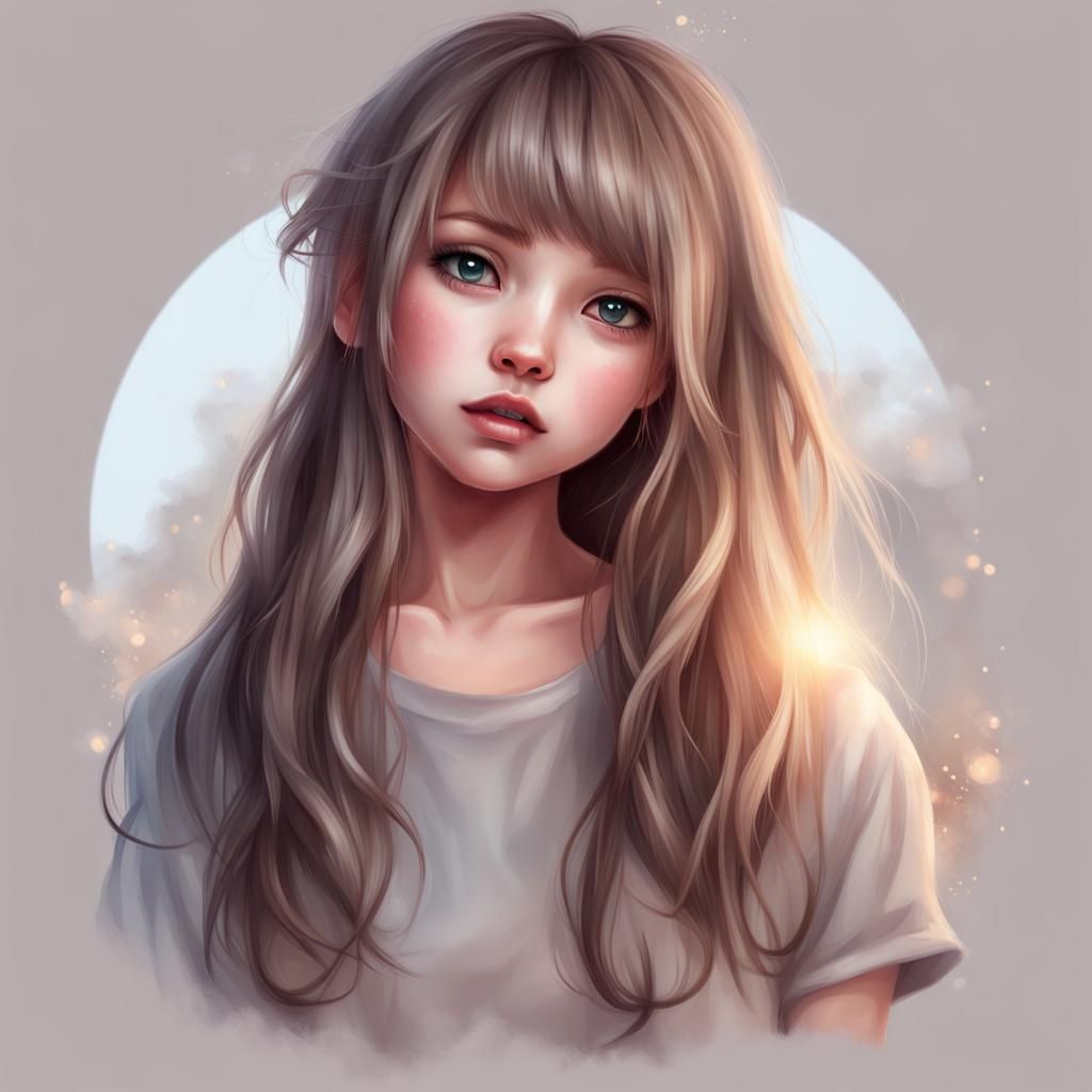 Realistic Depiction of Cute Girls