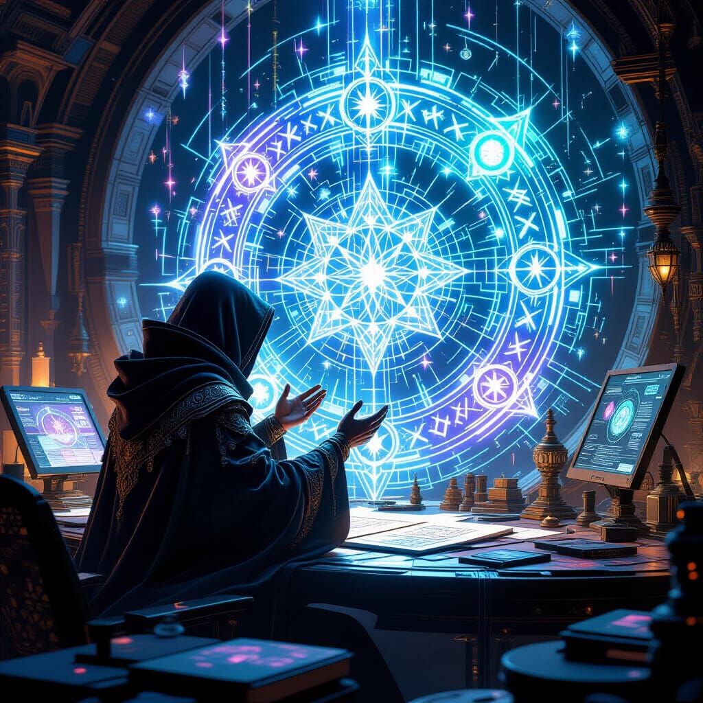Spell Architect Designs New Magic with Holograms and Runes