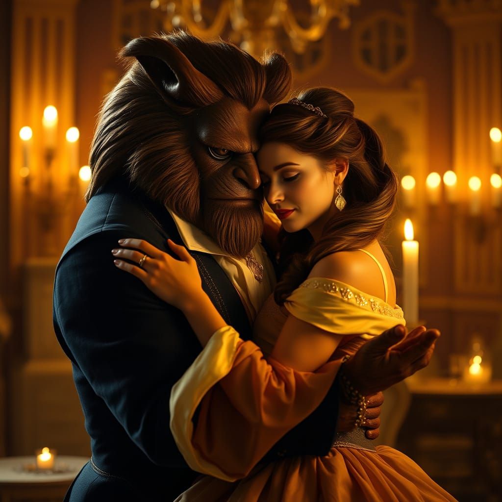 Ethereal Ballroom Romance in Cinematic Realism