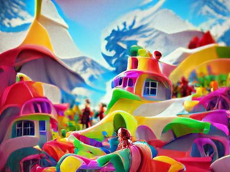 Game of Thrones Candyland in Vibrant Gouache