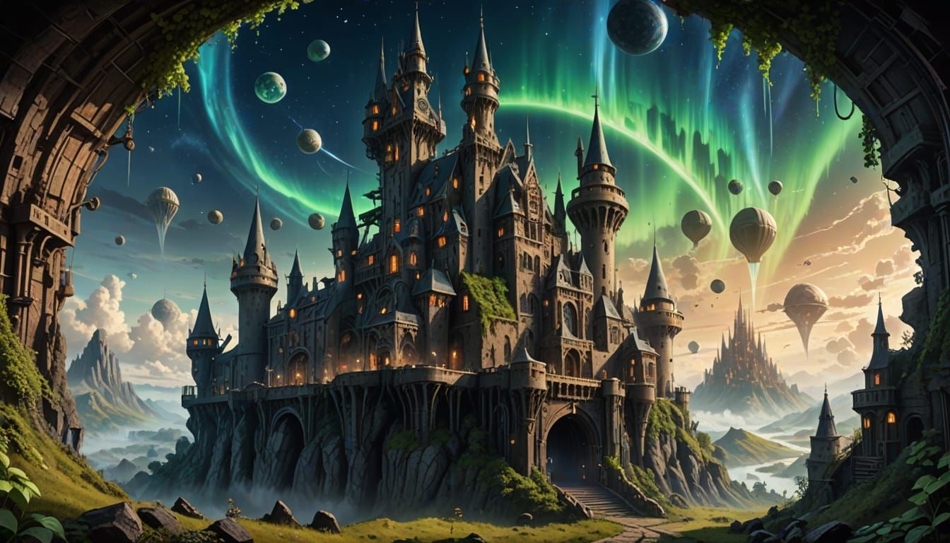 Gothic Castle on the Astral Plane